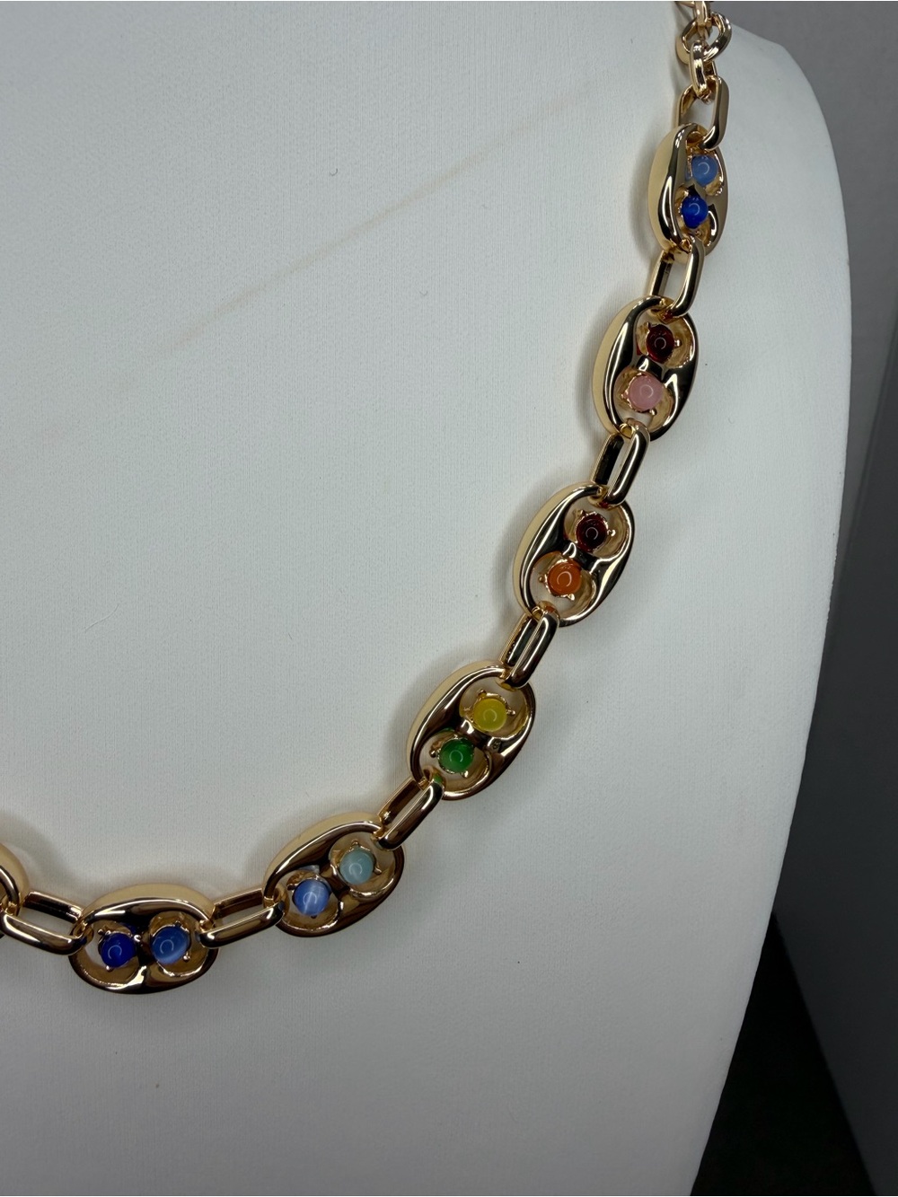Park Lane Women’s Delight Necklace Gold Tone Multicolor Casual Statement Jewelry - Picture 3 of 5